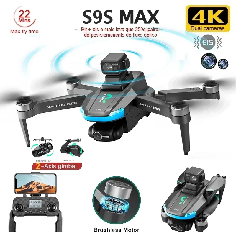 Drone Gimbal - Nuevo S9S MAX MINI Drone 4K