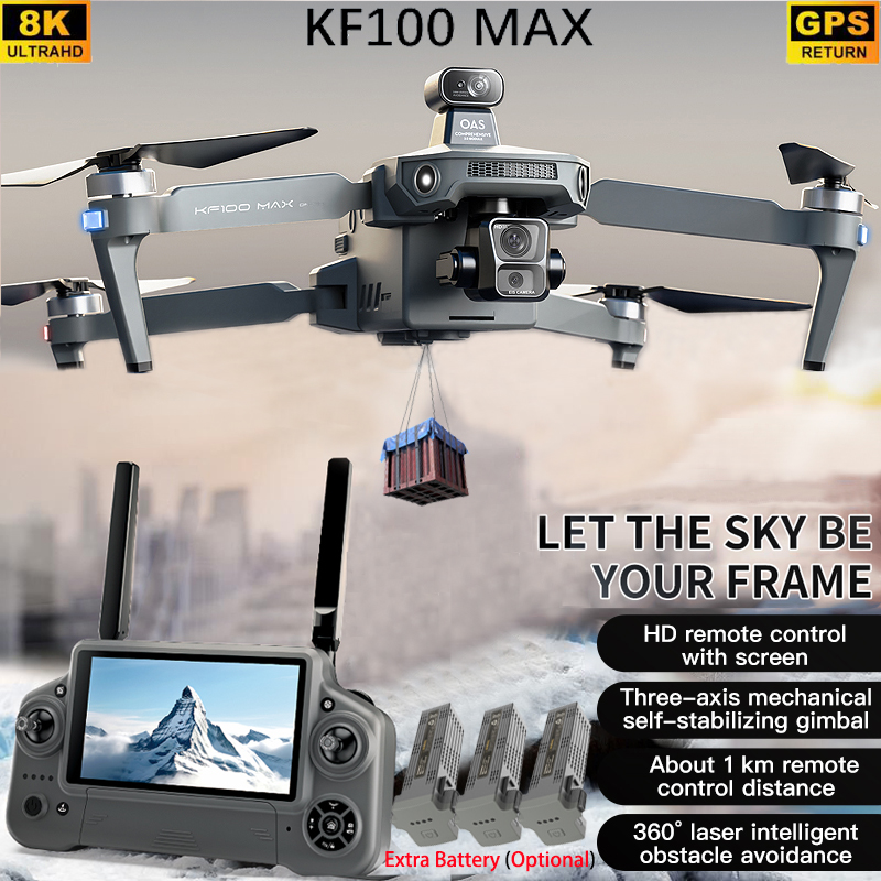 Drone Gimbal - KF100 MAX GPS Drone 4K Cámara