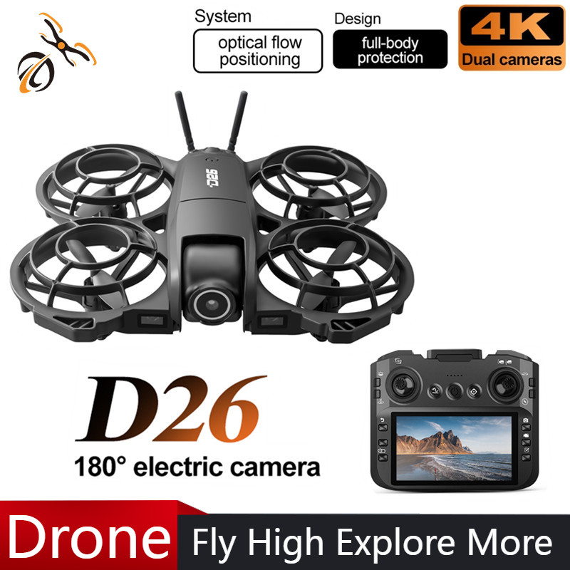 Drone Gimbal - Dron D26 4K Aéreo HD 180