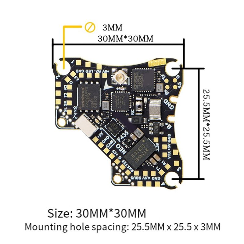 Controlador de vuelo FBIL-F435 - Drone Flight Controller reseña y precio