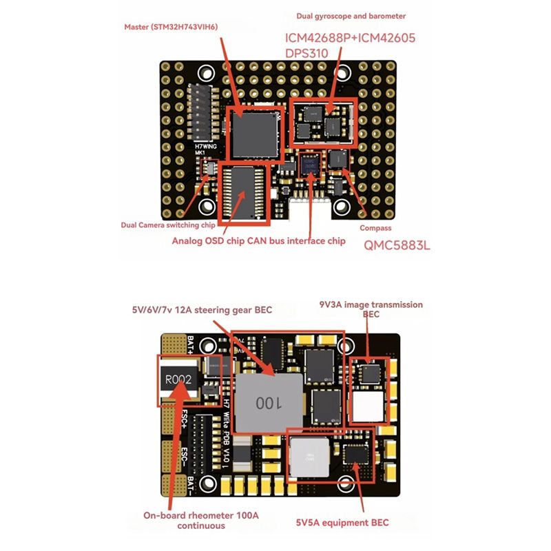 Controlador de Vuelo H7wlite M - Drone Compass reseña y precio