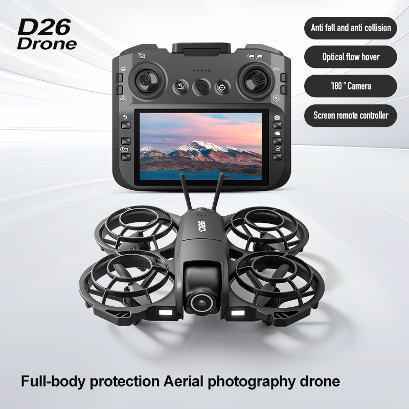 Dron D26 4K Aéreo HD 180 °   D - Drone Gimbal reseña y precio