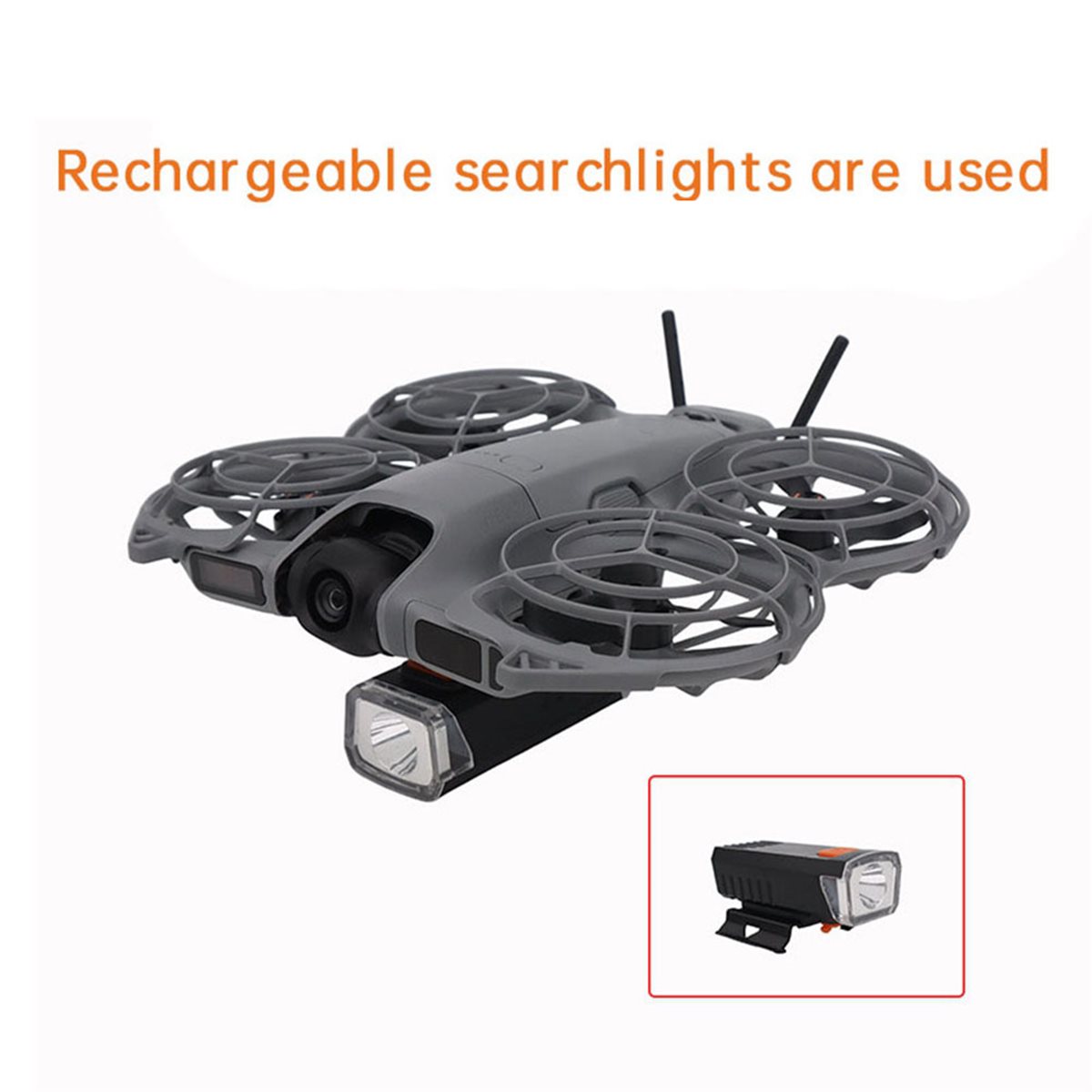 Linterna de Búsqueda Recargabl - Drone Led Light reseña y precio