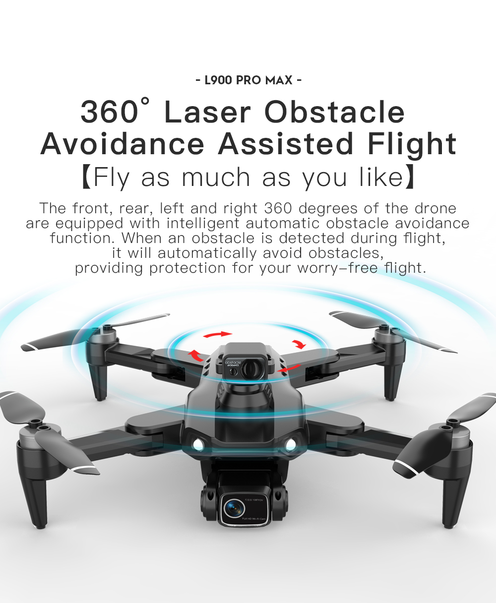 LYZRC L900 PRO MAX láser evita - Drone Gps Mount reseña y precio